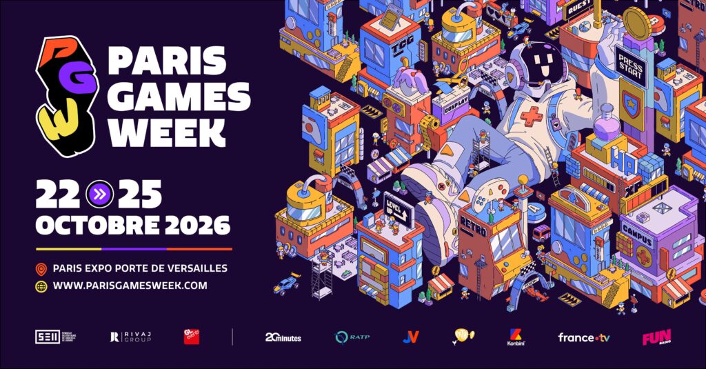 Bannière officielle Paris Games Week 2026