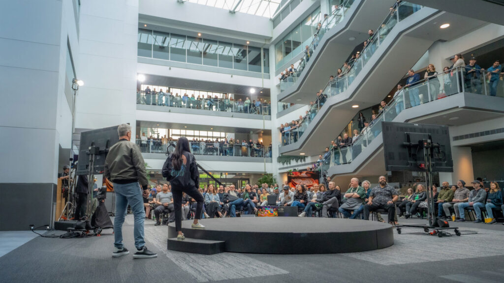 Réunion interne Xbox sur le campus de Redmond