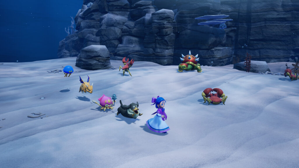 Monstres de Dragon Quest réunis
