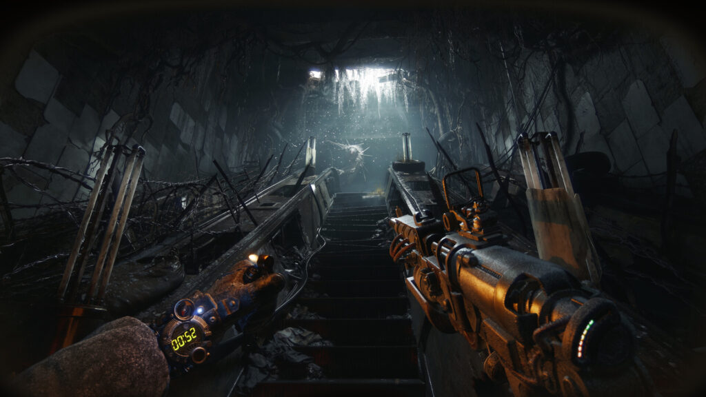 Scène sombre de Metro 2039