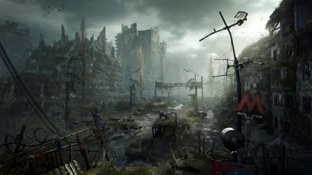 Environnement en ruines dans Metro 2039